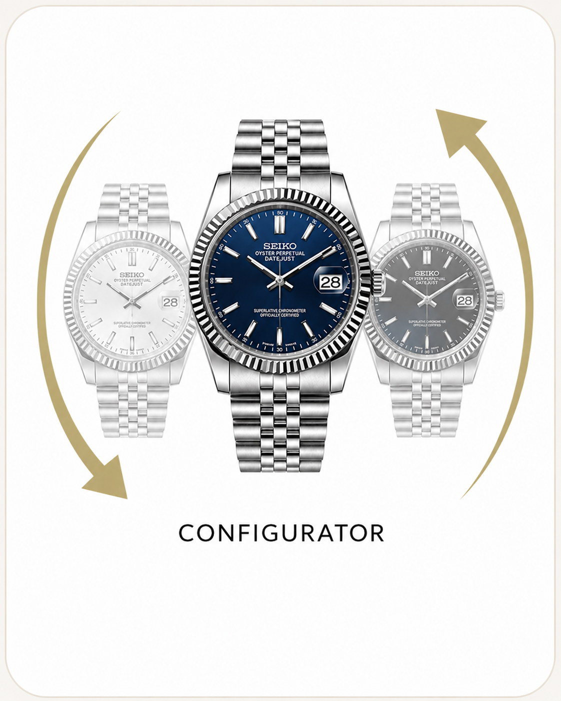 Seiko Mod Datejust Customize
