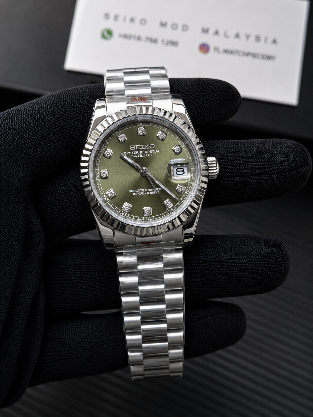 Seiko Mod Green Marinemaster